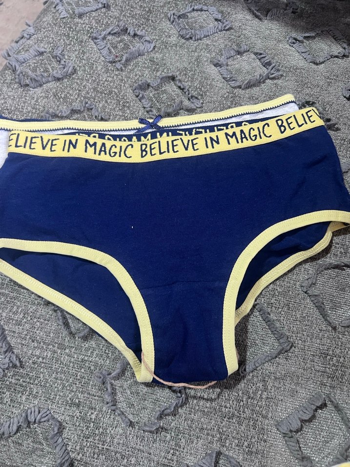 Renkli Baskılı Mavi Midi Atletik cocuk iç Çamaşırı - Görsel 2