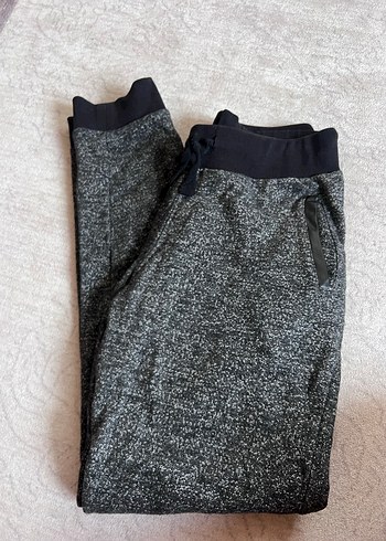 Gri Örgü Kadın Rahat Kesim Eşofman Altı - Görsel 3