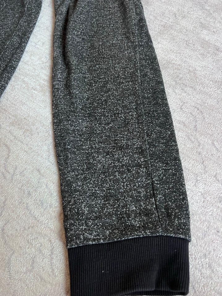 Gri Örgü Kadın Rahat Kesim Eşofman Altı - Görsel 2