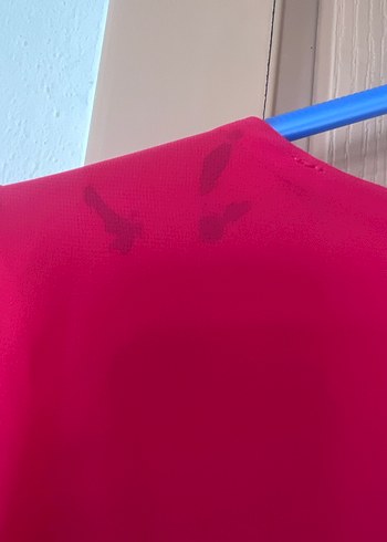 Kırmızı Salaş Midi Kadın Bluz - Görsel 7