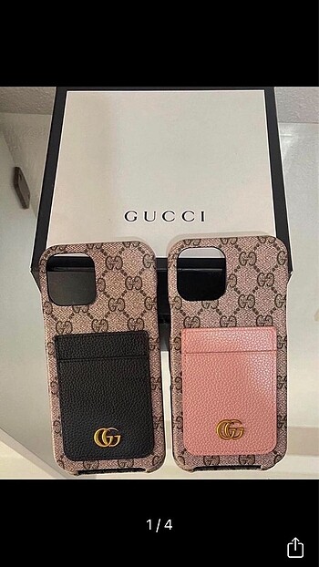 Gucci pembe telefon kılıf iphone 13