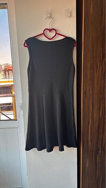 m Beden siyah Renk Likralı Kısa Elbise