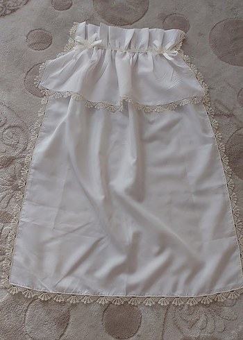 Dantel Detaylı Beyaz ortu - Görsel 3