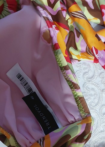 Renkli Bohem Mini Askılı Bikini Üstü - Görsel 3