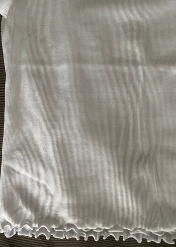 Kısa Kollu Keten Tişört - Görsel 3