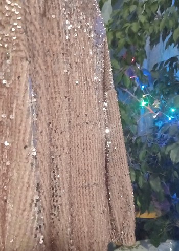 Pembe Parlak Uzun Kollu Kadın Bluz - Görsel 4