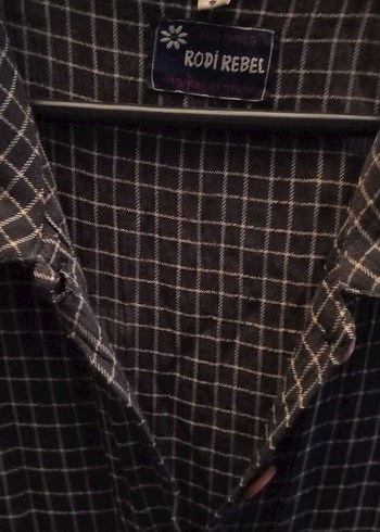 Düğmeli, Uzun, Bol Kesim Kahverengi Keten Elbise - Görsel 3