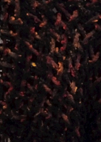 Kızlar için Bohem Kahverengi Örgü Panço - Görsel 2