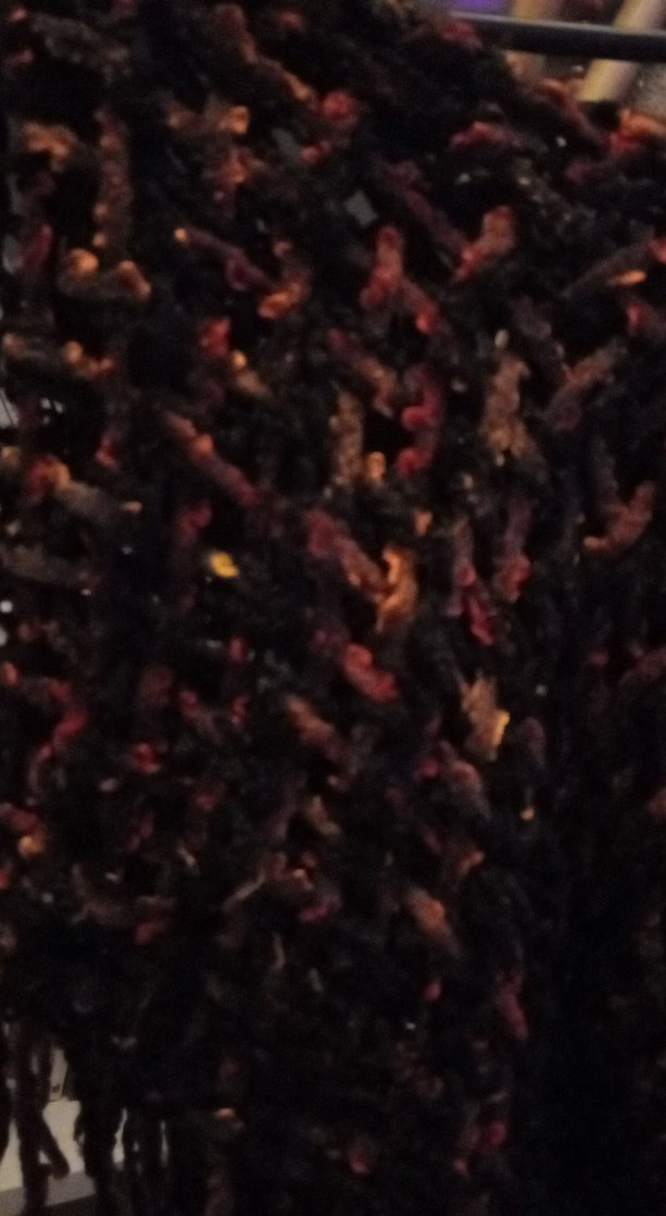 Kızlar için Bohem Kahverengi Örgü Panço - Görsel 2