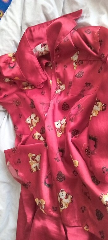 Saten pijama takimi 