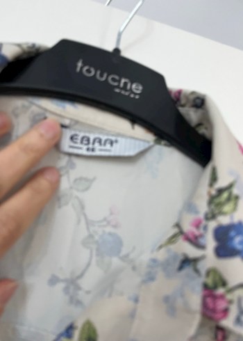 Çiçek Desenli Midi Kadın Gömlek Elbise - Görsel 2