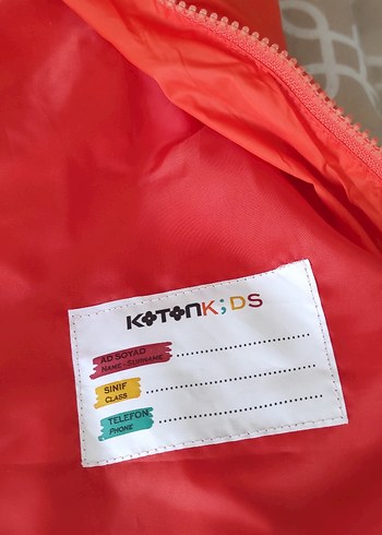 Turuncu Kapüşonlu Çocuk Yelek - Görsel 6