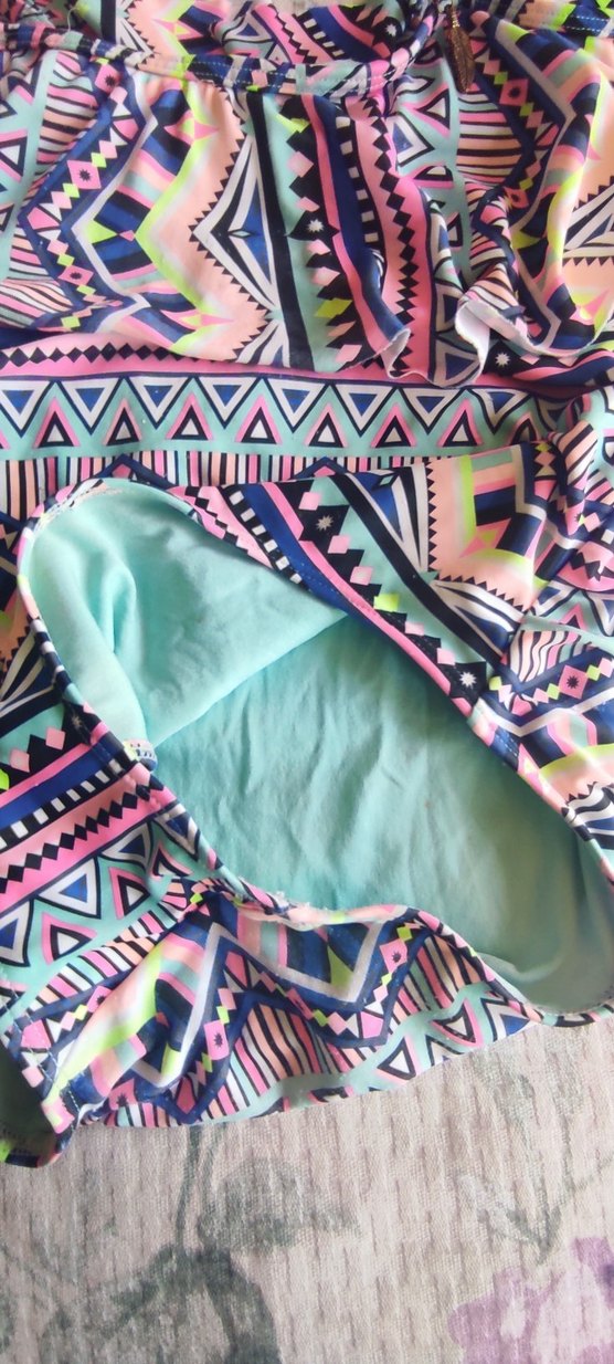 H&M Kız Çocuk Bohem Çok Renkli Mayo - Görsel 4