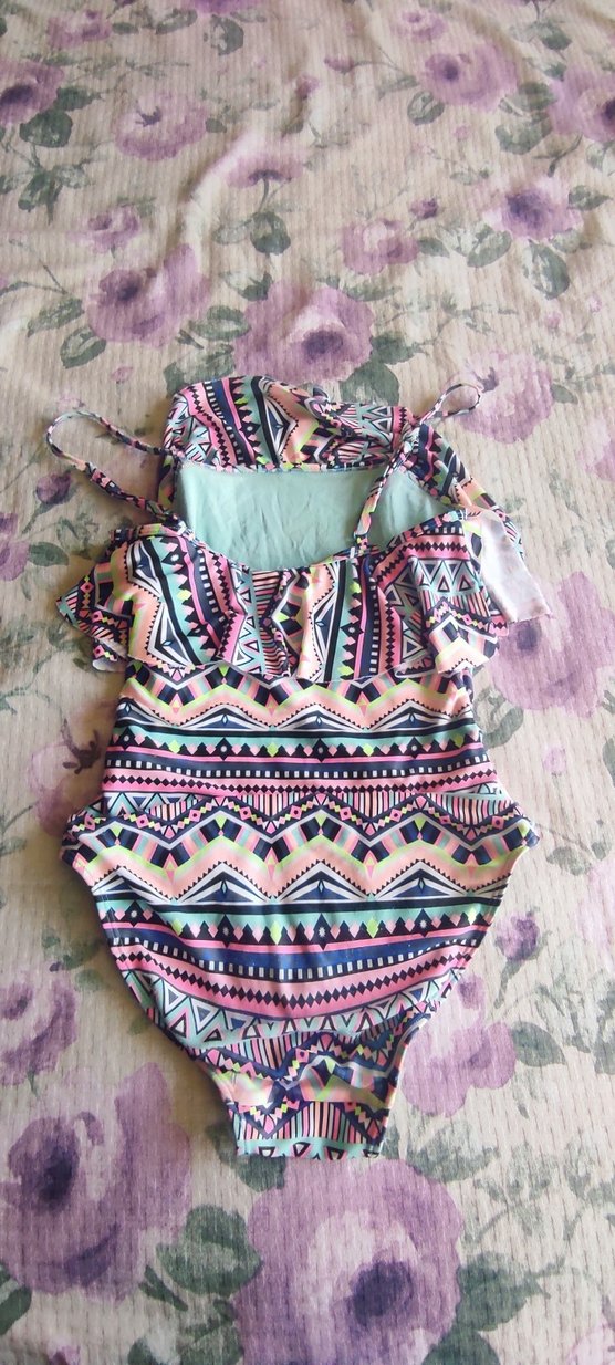 H&M Kız Çocuk Bohem Çok Renkli Mayo - Görsel 2