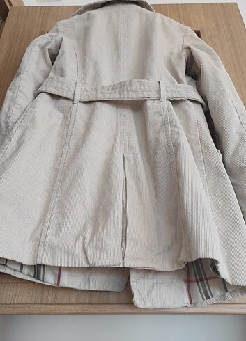 Koton kadife trençkot - Görsel 6