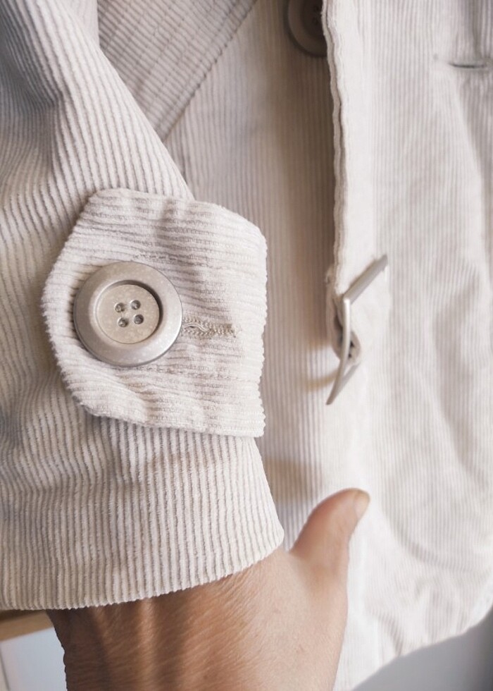 Koton kadife trençkot - Görsel 4