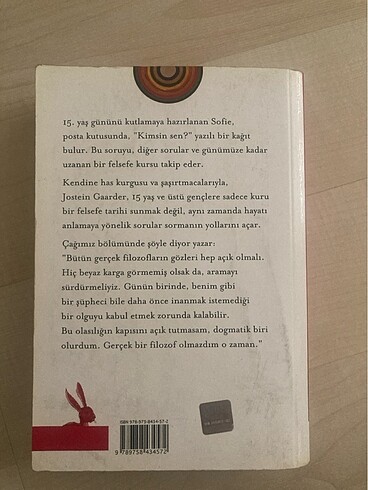 sofie nin dünyası kitap