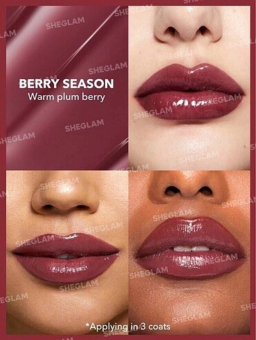 sheglam lip plumper berry season