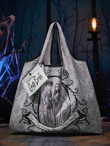 corpse bride x shein tote bag