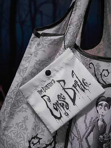  Beden corpse bride x shein tote bag