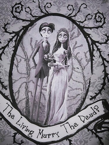 Beden gri Renk corpse bride x shein tote bag