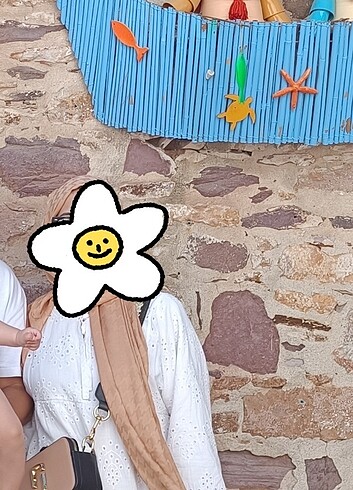 Diğer Beyaz fisto tesettür elbise