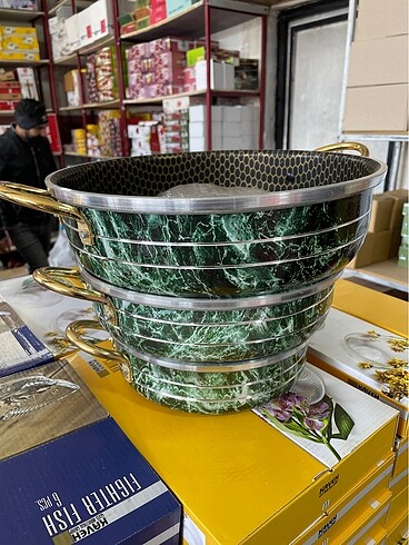 3 Lü Tencere Takımı (Granit)
