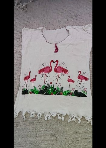 Beden Pembe Bohem Desenli Plaj Havlusu