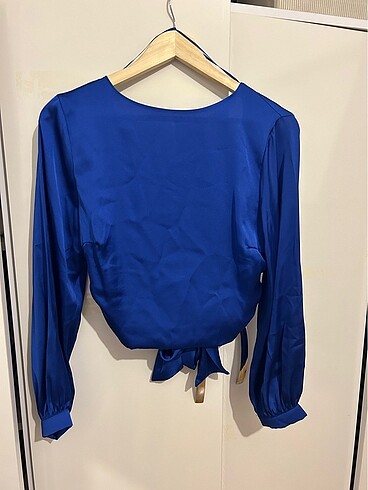 Zara Zara Saten Bluz