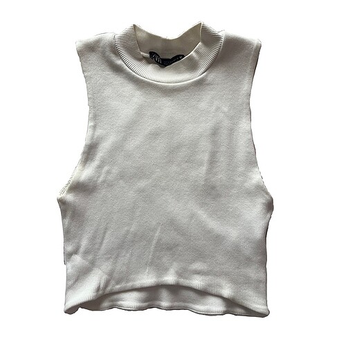Zara Beyaz Crop