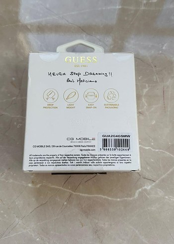 Beden pembe Renk Guess AIRPODS&AIRPODS2 Kulaklık Kılıfı