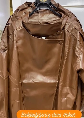 Kadın Kahverengi suni deri - Görsel 3