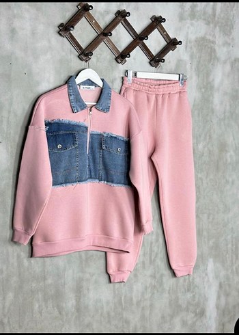 Kot Detaylı Eşofman Takımı - Görsel 3