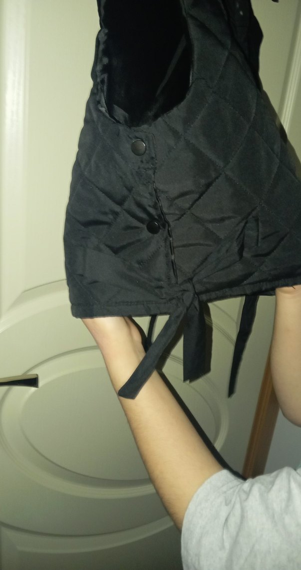 Düğmeli Siyah Kadın Yelek - Görsel 2