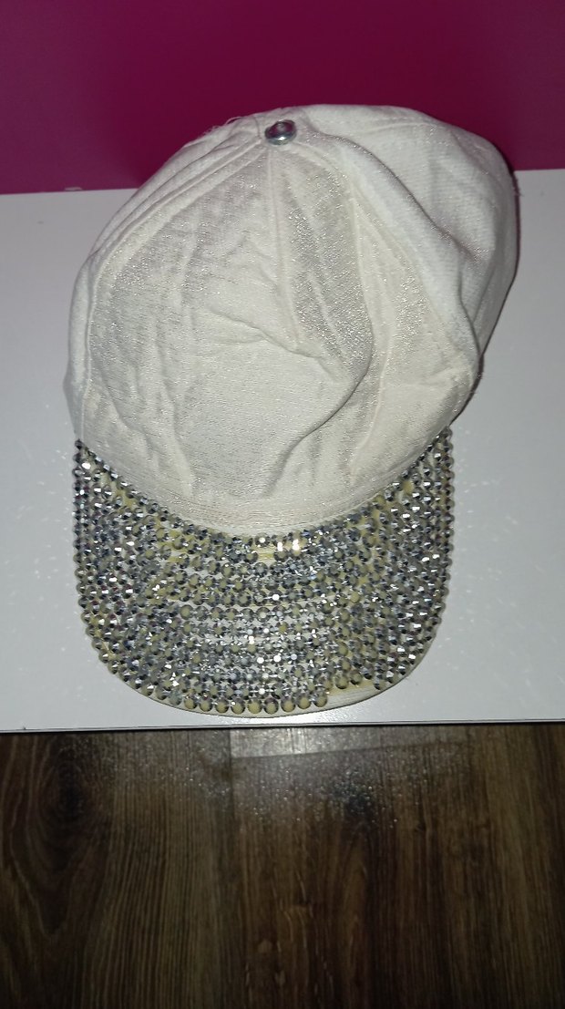 Beyaz Payetli çocuk Şapka - Görsel 4