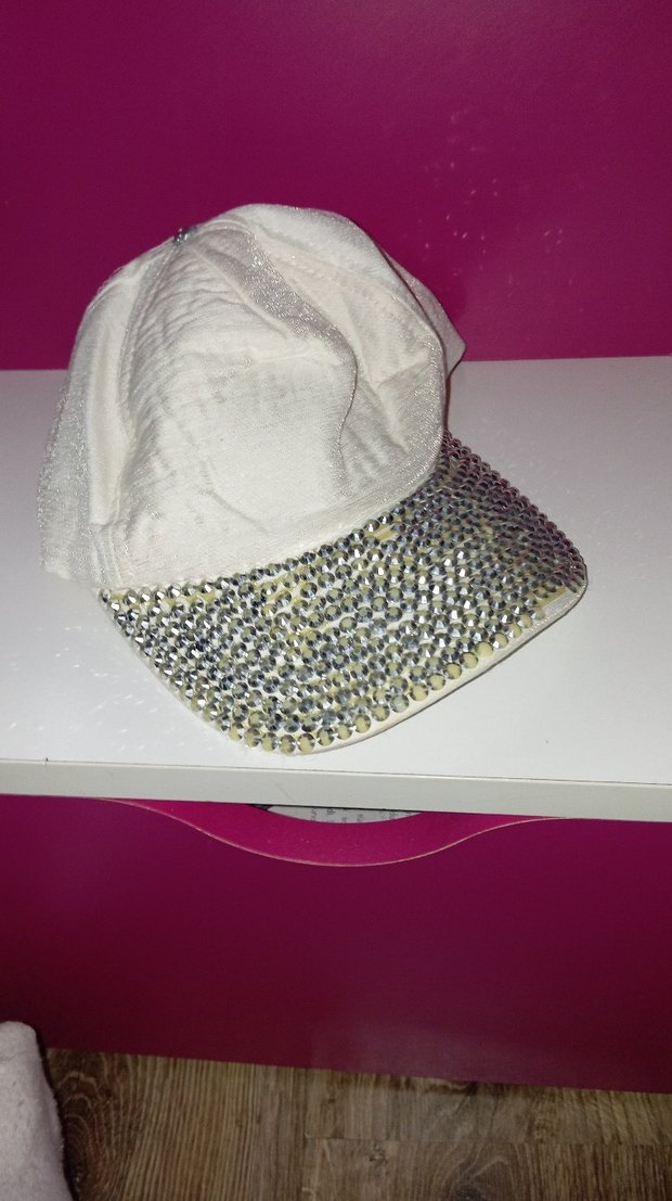 Beyaz Payetli çocuk Şapka - Görsel 2