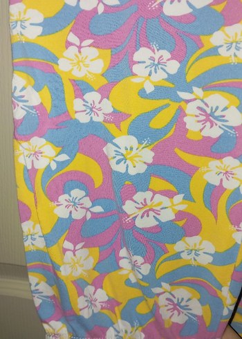 Kız Çocuk Çok Renkli Pilili Tayt - Görsel 2