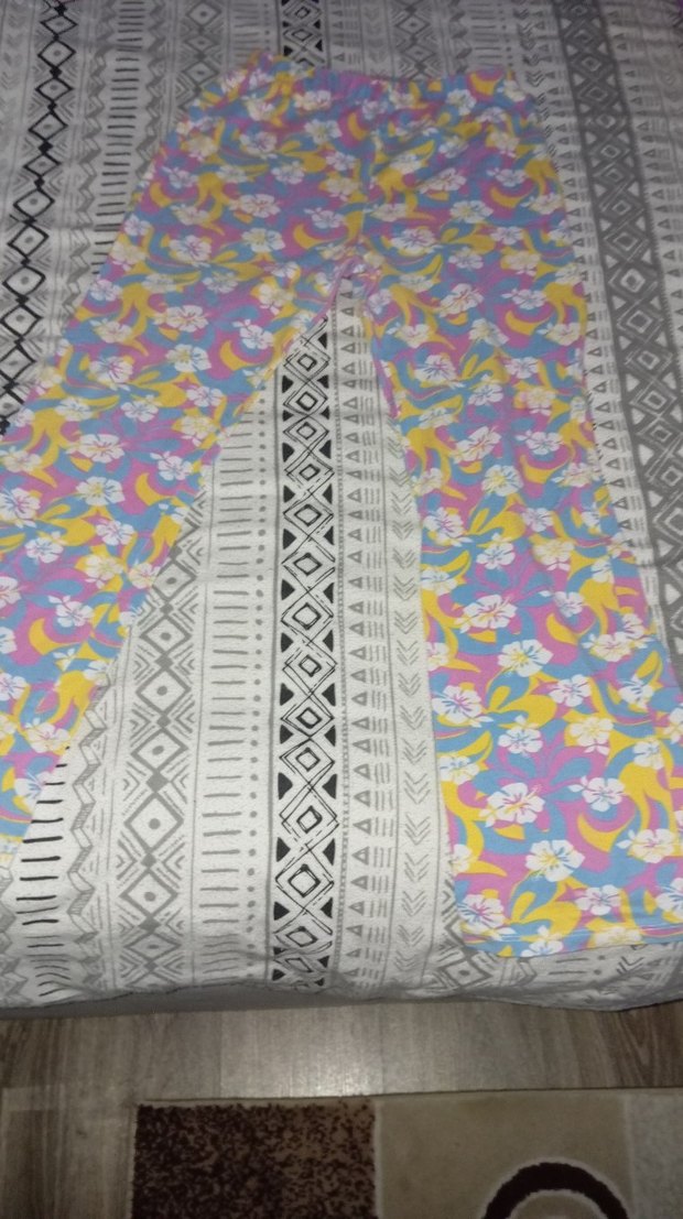 Kız Çocuk Çok Renkli Pilili Tayt - Görsel 4