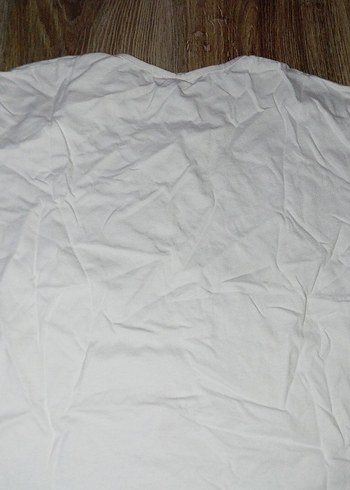 Beyaz Atatürk Baskılı Kısa Kollu Tişört - Görsel 4