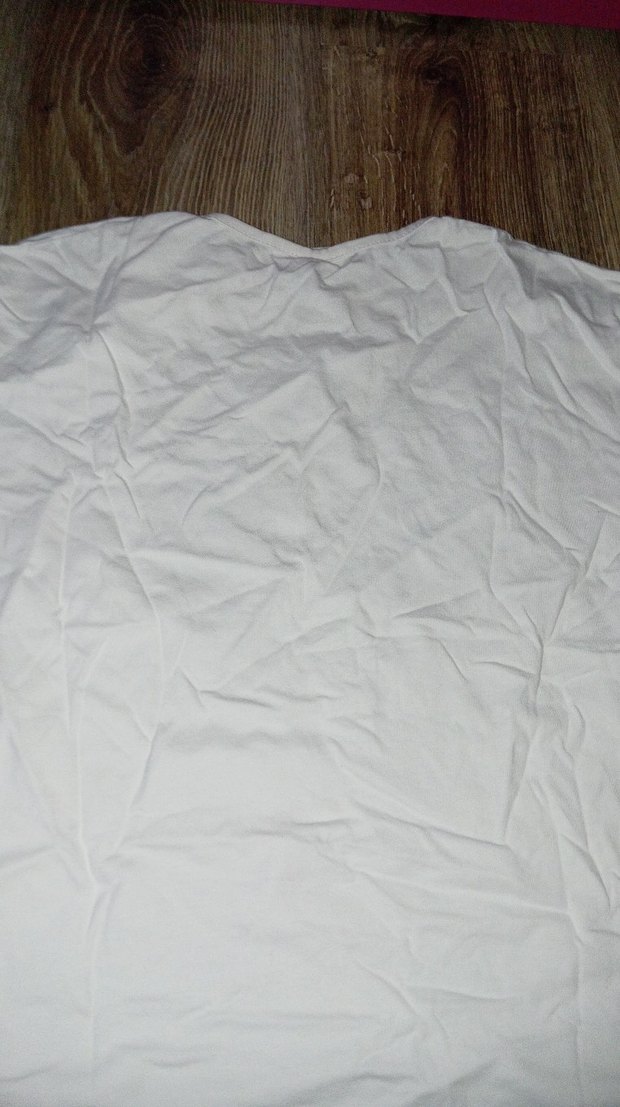 Beyaz Atatürk Baskılı Kısa Kollu Tişört - Görsel 4