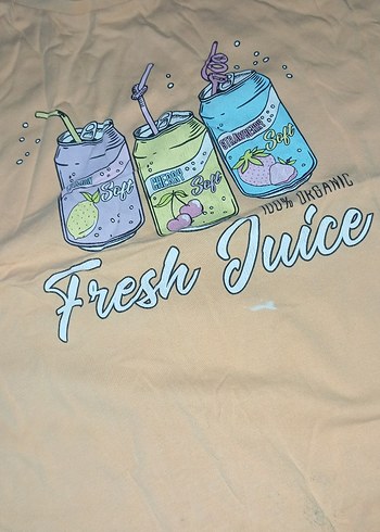 Bej Baskılı Kız Çocuk Kısa Kollu Tişört - Görsel 2