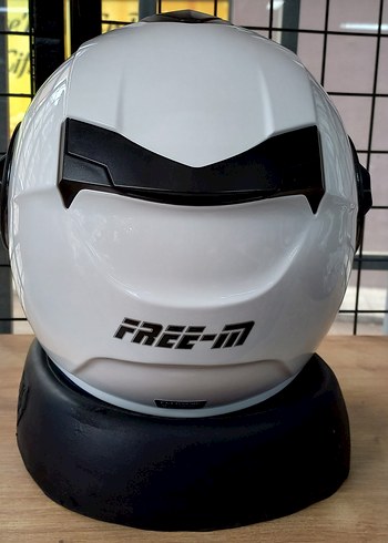 Beyaz Yarım Kask S M L XL XXL - Görsel 2