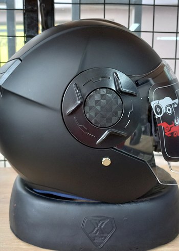 Mat Siyah Yarım Yazlık kask s m l xl xl bedenler - Görsel 4