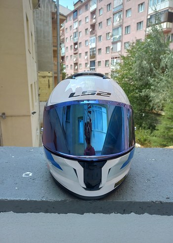 Renkli Baskılı Motosiklet Kaskı LS2 - Görsel 3