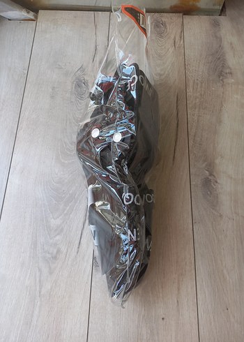 Siyah Desenli Motosiklet Dizlikleri Velcro Bantlı - Görsel 4