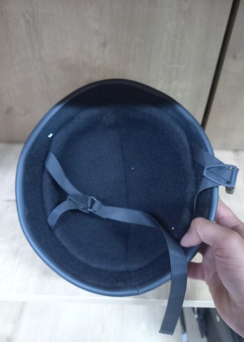 Parlak Siyah Yarìm Kask ve Renkli Gözlük Hediyeli - Görsel 7