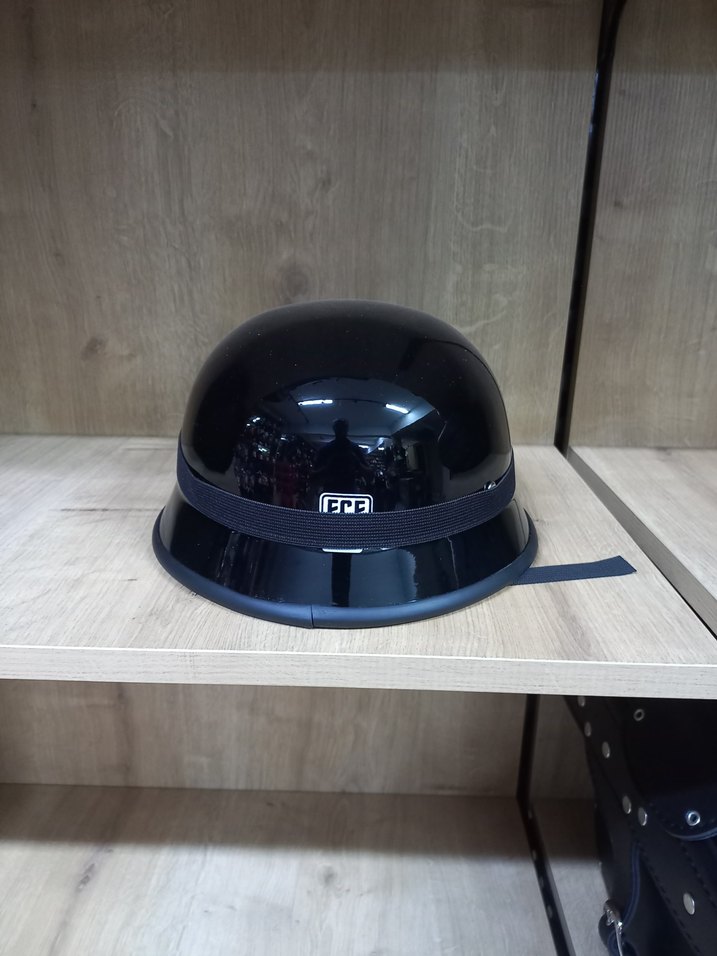 Parlak Siyah Yarìm Kask ve Renkli Gözlük Hediyeli - Görsel 4