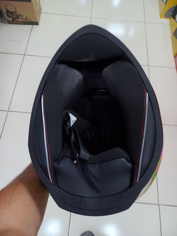 RENKLİ BASKILI FULL FACE KASK S BEDEN - Görsel 4