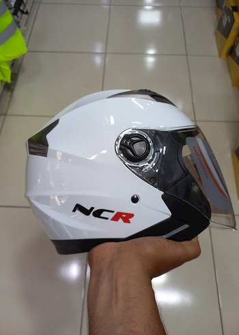 YARIM KASK BEYAZ RENK S M L XL - Görsel 2