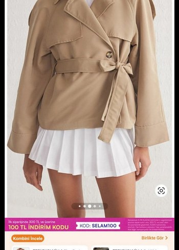 34 Beden camel Renk trenckhot